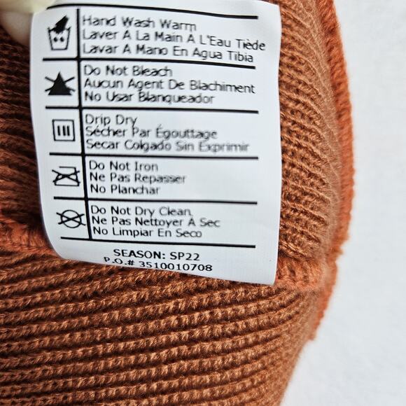 Carhartt A18 Beanie Watch Hat Acrylic Rust Orange Outdoor Knit Work Cap Adult - Picture 4 of 5